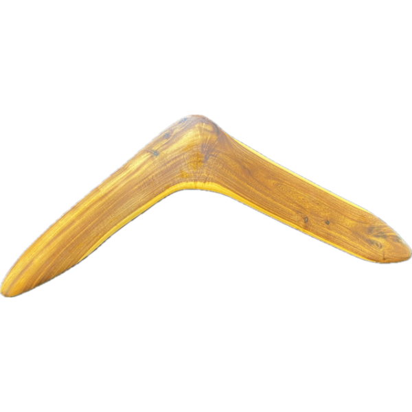 Hand-Carved Boomerang (Medium, Thick & Heavy) by Anthony Saltmere 57cm long - Image 2