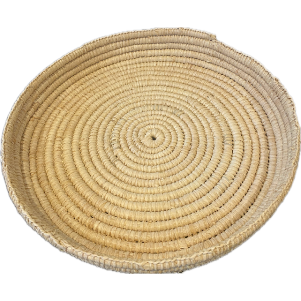 Bonnie Creations Woven Raffia Basket by Bronwyn Milliecon 29cm in Diameter - Image 4