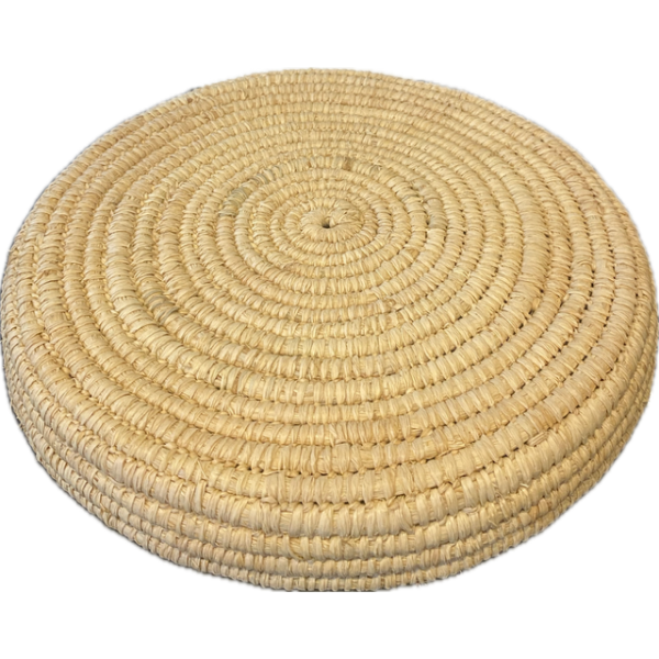 Bonnie Creations Woven Raffia Basket by Bronwyn Milliecon 29cm in Diameter - Image 3