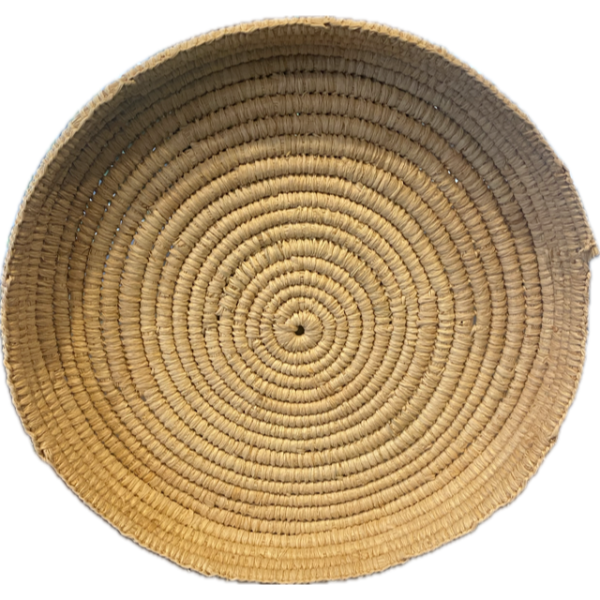 Bonnie Creations Woven Raffia Basket by Bronwyn Milliecon 29cm in Diameter - Image 2