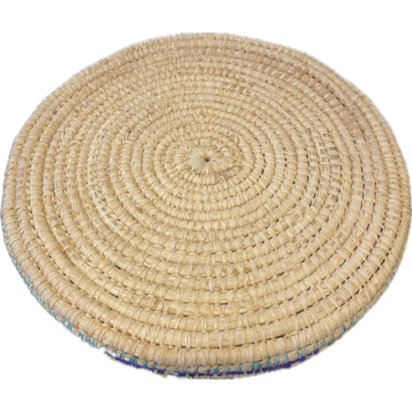 Bonnie Creations Woven Raffia Basket by Bronwyn Milliecon 27cm in Diameter - Image 3