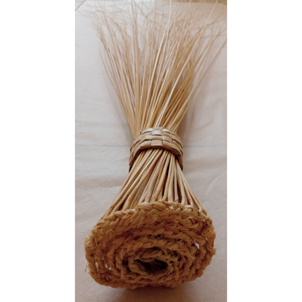 Woven Palm Leaf Broom Handcrafted by Wasada Gutchen Woven Through Time - Image 2